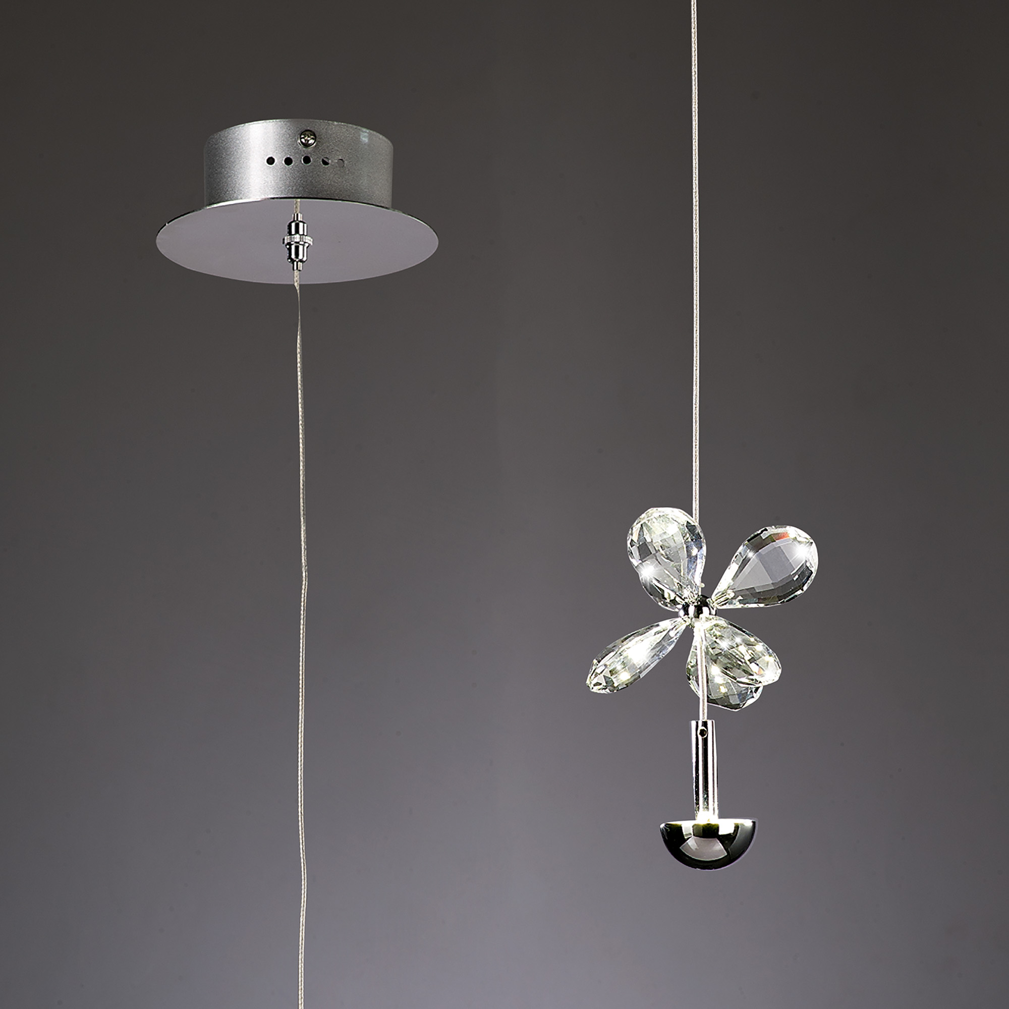 Aviva Crystal Ceiling Lights Diyas Single Crystal Pendants Aviva Crystal Ceiling Lights Diyas Single Crystal Pendants